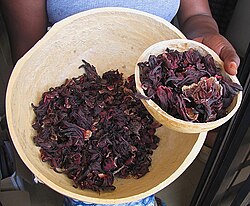 Gedroogde roselle